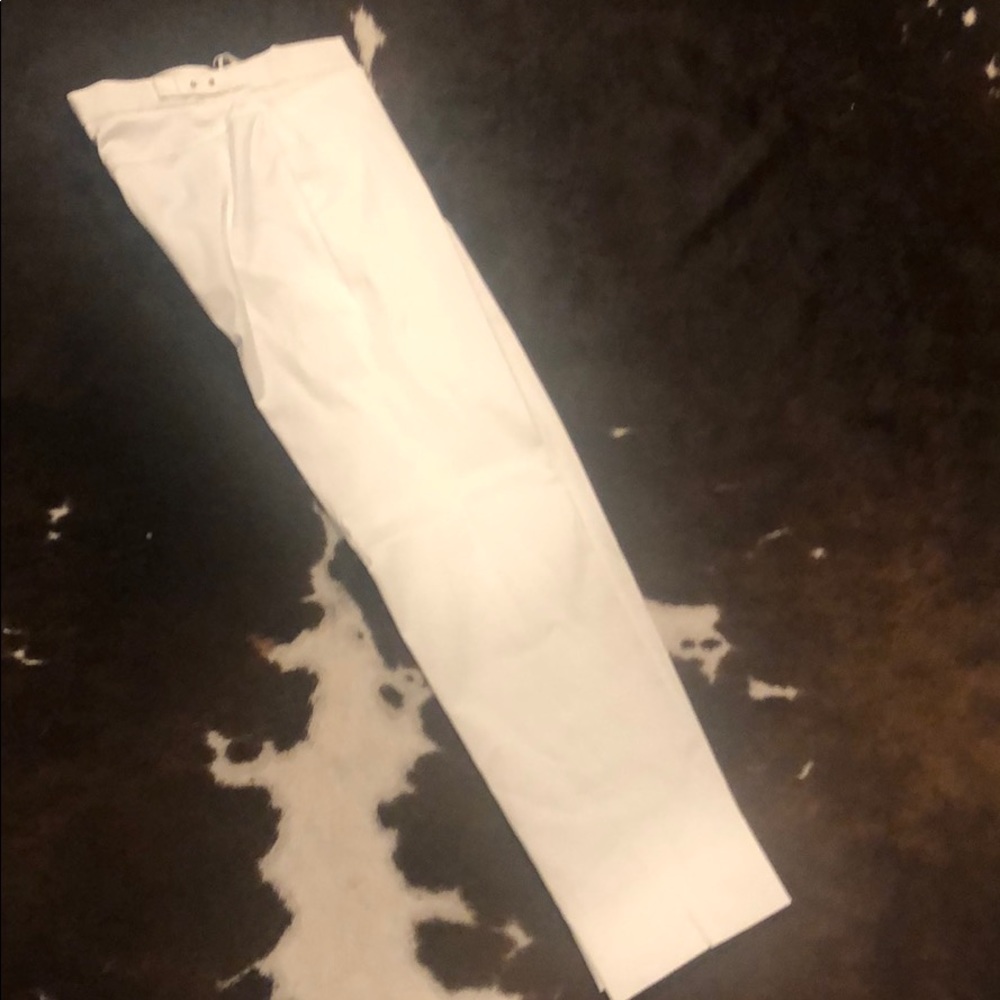 White jil sander slacks